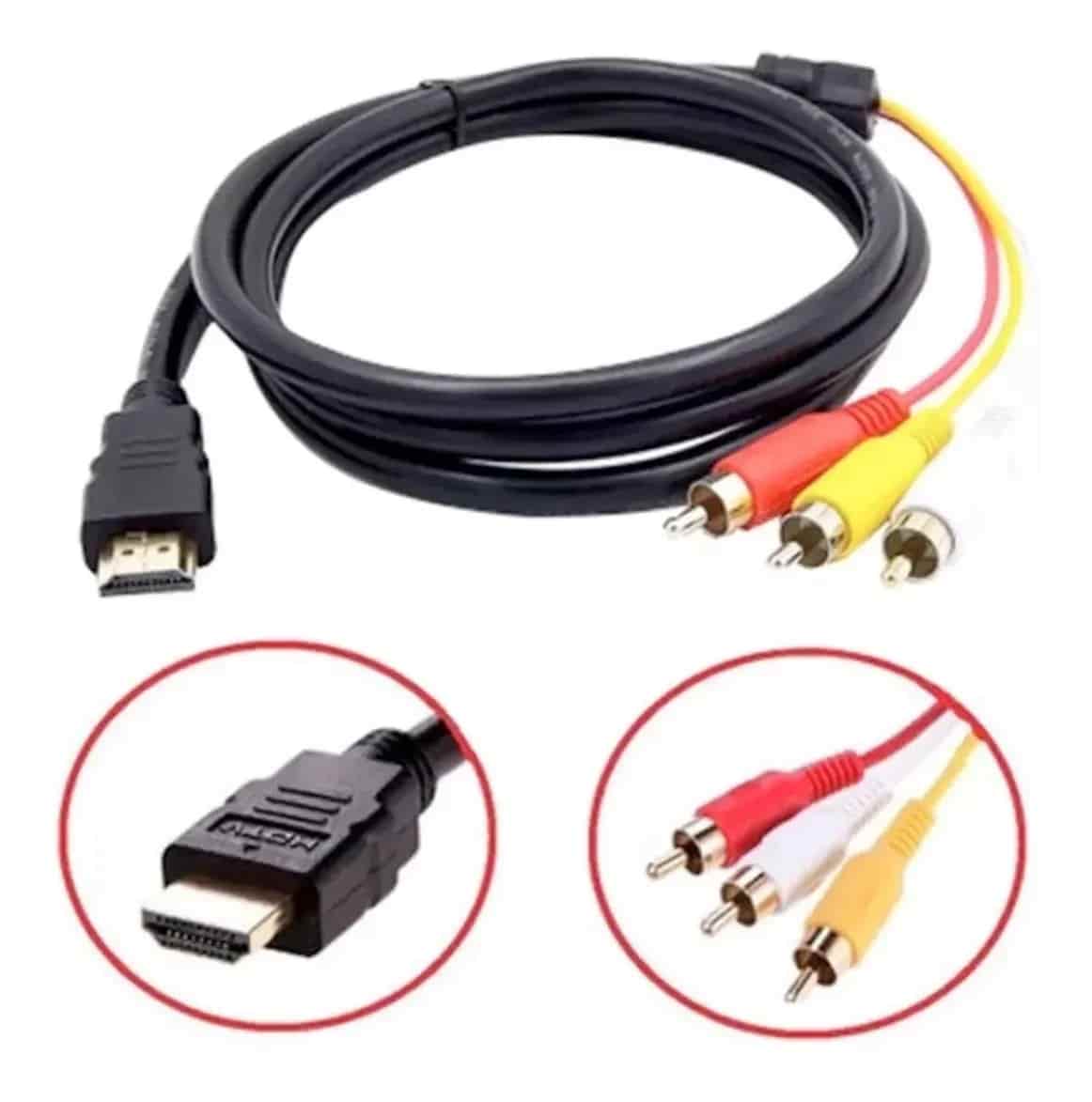 Cable Hdmi a Rca 1,5 Mts – One Way Store