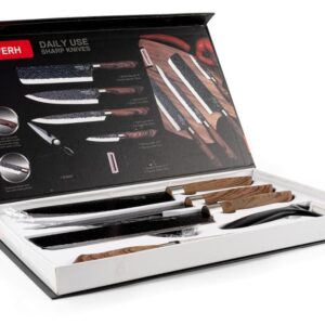 Set de Cuchillos Tijera y Pelador Evdrtverh ER- 0588