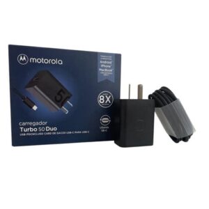 Cargador Completo Para Motorola Turbo Power 50w + Cable C